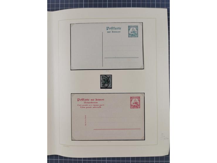 1859/1975 (ca.), postfrische/ungebrauchte und gestempelte Themensammlung “Der imperialistische Weltkrieg 1914/18”, inkl. Kolo