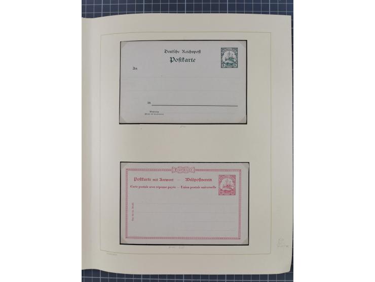 1859/1975 (ca.), postfrische/ungebrauchte und gestempelte Themensammlung “Der imperialistische Weltkrieg 1914/18”, inkl. Kolo