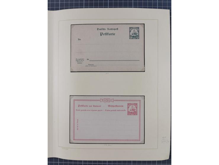 1859/1975 (ca.), postfrische/ungebrauchte und gestempelte Themensammlung “Der imperialistische Weltkrieg 1914/18”, inkl. Kolo