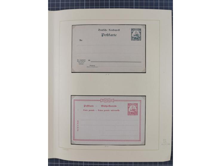 1859/1975 (ca.), postfrische/ungebrauchte und gestempelte Themensammlung “Der imperialistische Weltkrieg 1914/18”, inkl. Kolo