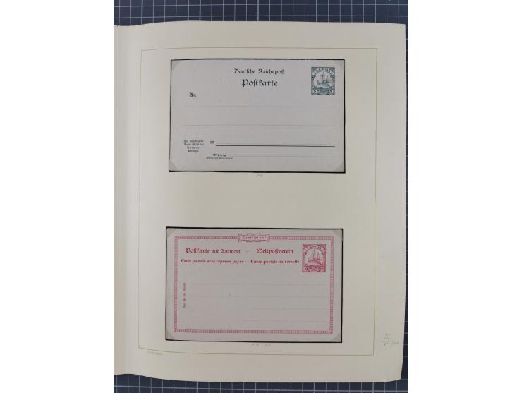 1859/1975 (ca.), postfrische/ungebrauchte und gestempelte Themensammlung “Der imperialistische Weltkrieg 1914/18”, inkl. Kolo