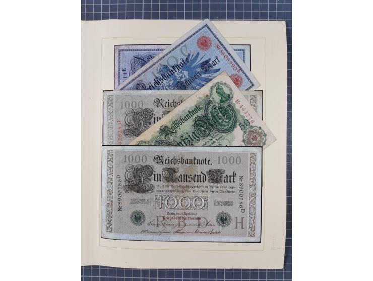 1859/1975 (ca.), postfrische/ungebrauchte und gestempelte Themensammlung “Der imperialistische Weltkrieg 1914/18”, inkl. Kolo