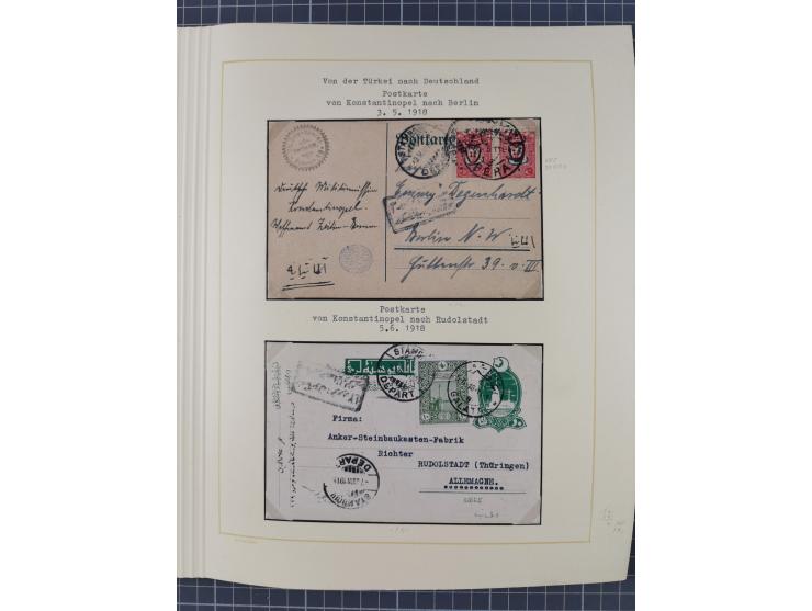 1859/1975 (ca.), postfrische/ungebrauchte und gestempelte Themensammlung “Der imperialistische Weltkrieg 1914/18”, inkl. Kolo