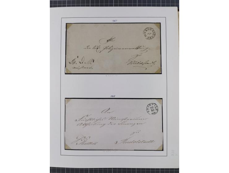 1859/1975 (ca.), postfrische/ungebrauchte und gestempelte Themensammlung “Der imperialistische Weltkrieg 1914/18”, inkl. Kolo