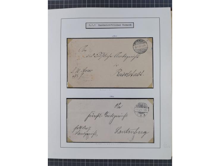 1859/1975 (ca.), postfrische/ungebrauchte und gestempelte Themensammlung “Der imperialistische Weltkrieg 1914/18”, inkl. Kolo