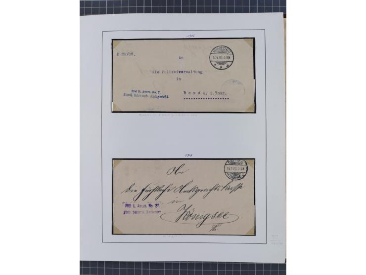 1859/1975 (ca.), postfrische/ungebrauchte und gestempelte Themensammlung “Der imperialistische Weltkrieg 1914/18”, inkl. Kolo