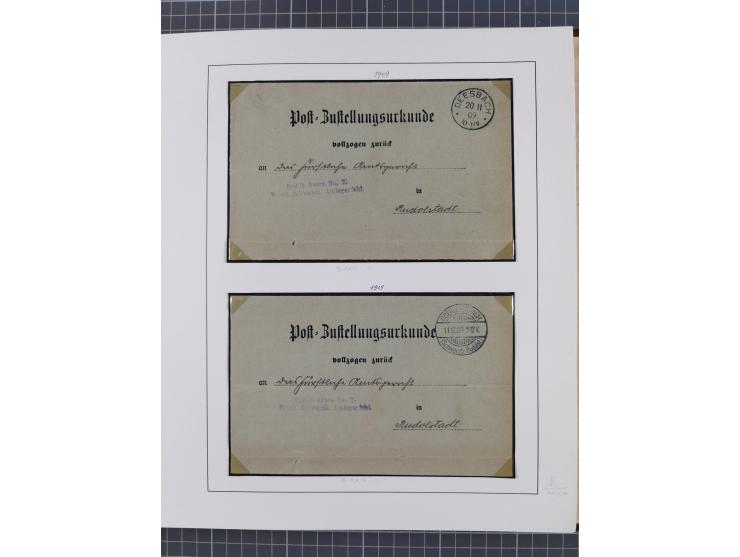 1859/1975 (ca.), postfrische/ungebrauchte und gestempelte Themensammlung “Der imperialistische Weltkrieg 1914/18”, inkl. Kolo