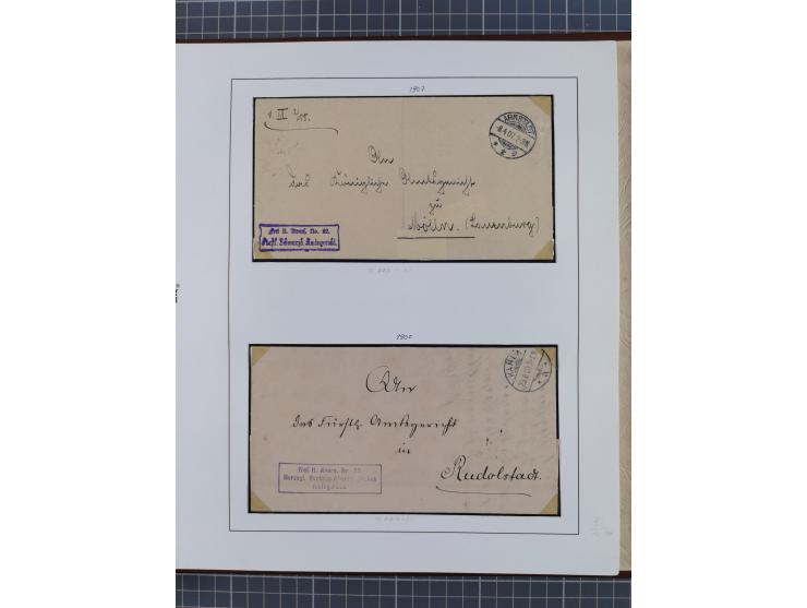 1859/1975 (ca.), postfrische/ungebrauchte und gestempelte Themensammlung “Der imperialistische Weltkrieg 1914/18”, inkl. Kolo