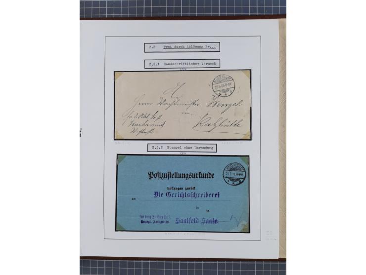 1859/1975 (ca.), postfrische/ungebrauchte und gestempelte Themensammlung “Der imperialistische Weltkrieg 1914/18”, inkl. Kolo