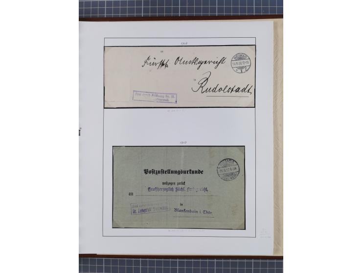 1859/1975 (ca.), postfrische/ungebrauchte und gestempelte Themensammlung “Der imperialistische Weltkrieg 1914/18”, inkl. Kolo