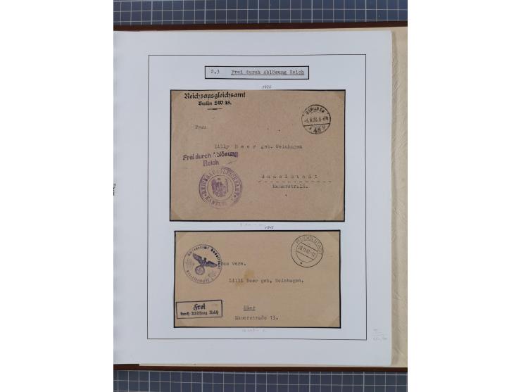 1859/1975 (ca.), postfrische/ungebrauchte und gestempelte Themensammlung “Der imperialistische Weltkrieg 1914/18”, inkl. Kolo