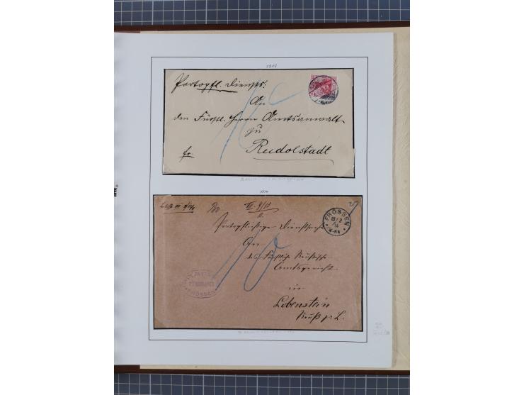 1859/1975 (ca.), postfrische/ungebrauchte und gestempelte Themensammlung “Der imperialistische Weltkrieg 1914/18”, inkl. Kolo