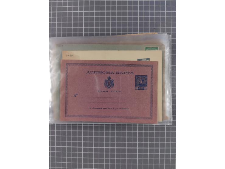 1859/1975 (ca.), postfrische/ungebrauchte und gestempelte Themensammlung “Der imperialistische Weltkrieg 1914/18”, inkl. Kolo