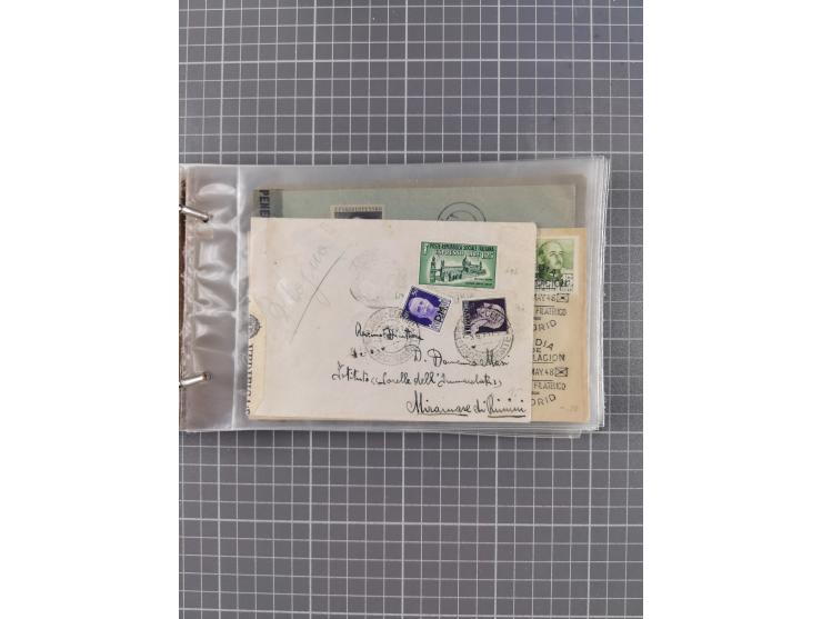 1859/1975 (ca.), postfrische/ungebrauchte und gestempelte Themensammlung “Der imperialistische Weltkrieg 1914/18”, inkl. Kolo