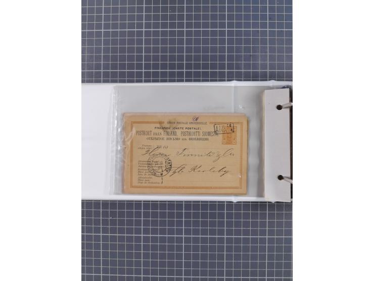 1859/1975 (ca.), postfrische/ungebrauchte und gestempelte Themensammlung “Der imperialistische Weltkrieg 1914/18”, inkl. Kolo