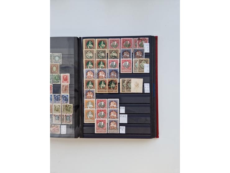 1858/1995, mint never hinged/unused and used collection, starting with Russia No. 2, from 1918 fairly advanced in the Michel 