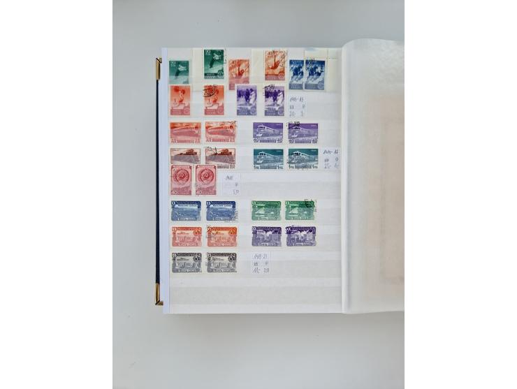 1858/1995, mint never hinged/unused and used collection, starting with Russia No. 2, from 1918 fairly advanced in the Michel 