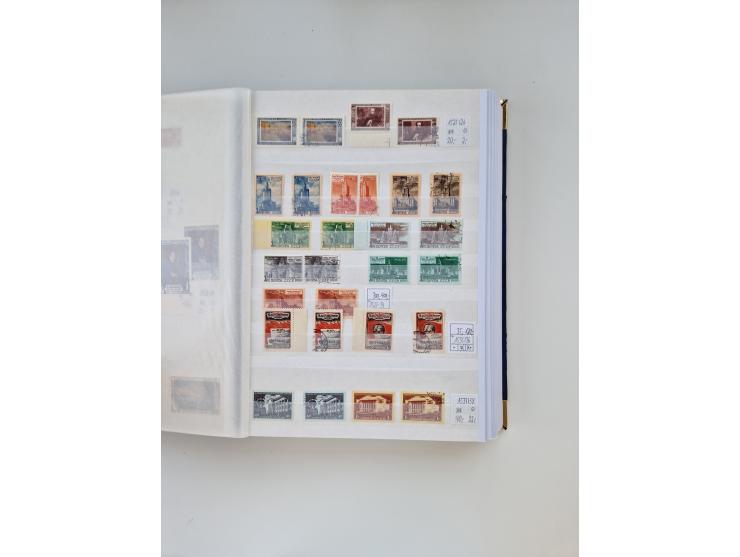 1858/1995, mint never hinged/unused and used collection, starting with Russia No. 2, from 1918 fairly advanced in the Michel 