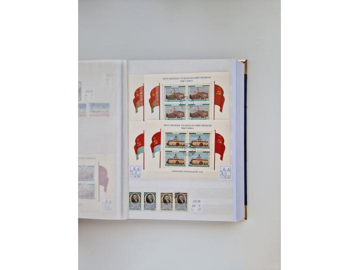 1858/1995, mint never hinged/unused and used collection, starting with Russia No. 2, from 1918 fairly advanced in the Michel 