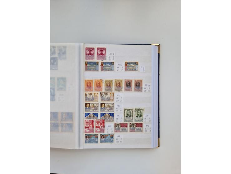 1858/1995, mint never hinged/unused and used collection, starting with Russia No. 2, from 1918 fairly advanced in the Michel 