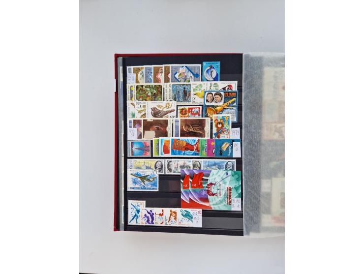 1858/1995, mint never hinged/unused and used collection, starting with Russia No. 2, from 1918 fairly advanced in the Michel 