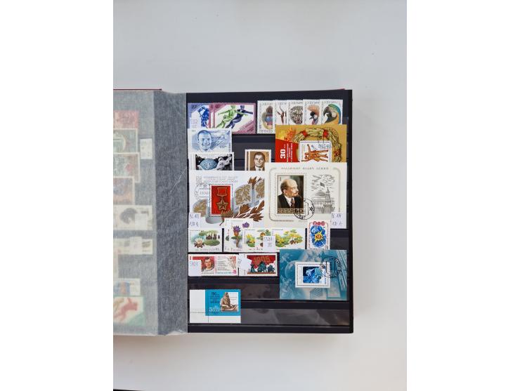 1858/1995, mint never hinged/unused and used collection, starting with Russia No. 2, from 1918 fairly advanced in the Michel 