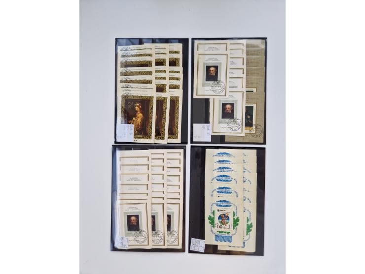 1858/1995, mint never hinged/unused and used collection, starting with Russia No. 2, from 1918 fairly advanced in the Michel 