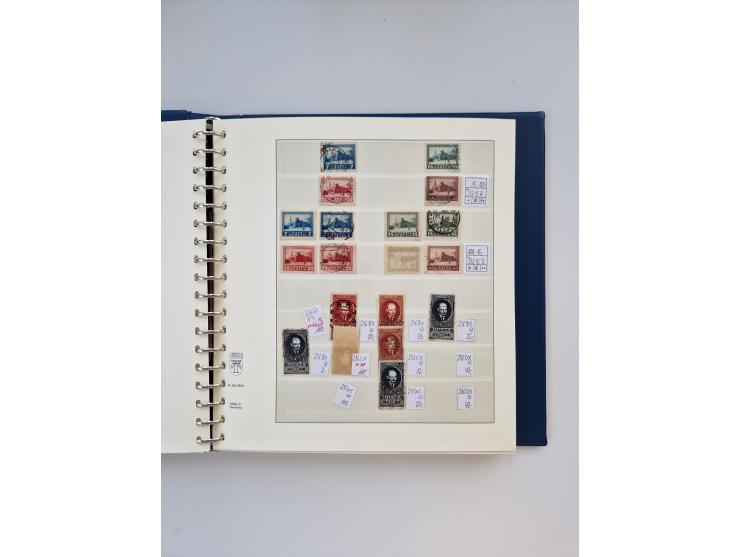 1858/1995, mint never hinged/unused and used collection, starting with Russia No. 2, from 1918 fairly advanced in the Michel 