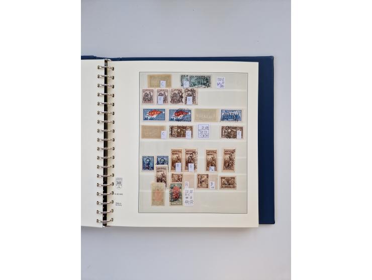 1858/1995, mint never hinged/unused and used collection, starting with Russia No. 2, from 1918 fairly advanced in the Michel 