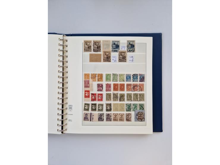 1858/1995, mint never hinged/unused and used collection, starting with Russia No. 2, from 1918 fairly advanced in the Michel 