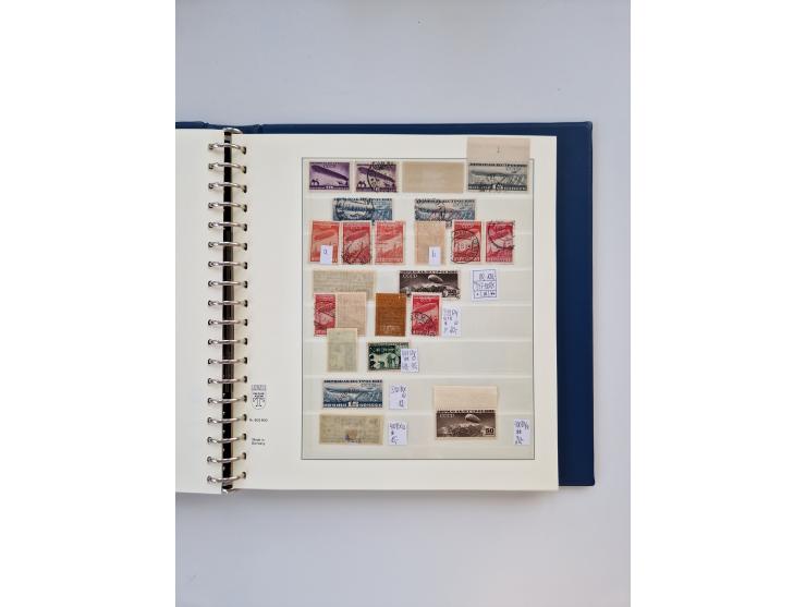 1858/1995, mint never hinged/unused and used collection, starting with Russia No. 2, from 1918 fairly advanced in the Michel 