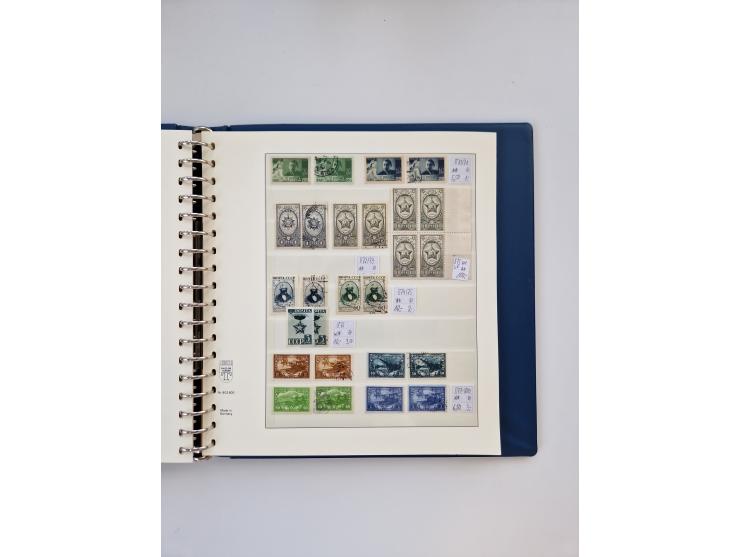 1858/1995, mint never hinged/unused and used collection, starting with Russia No. 2, from 1918 fairly advanced in the Michel 