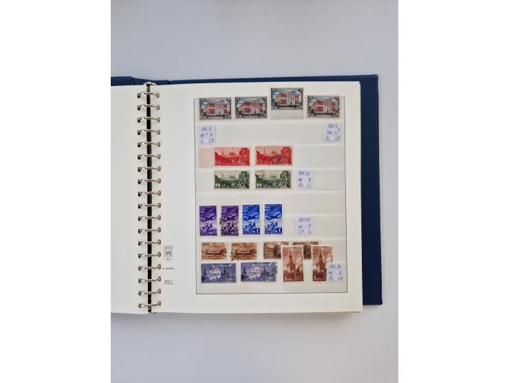 1858/1995, mint never hinged/unused and used collection, starting with Russia No. 2, from 1918 fairly advanced in the Michel 