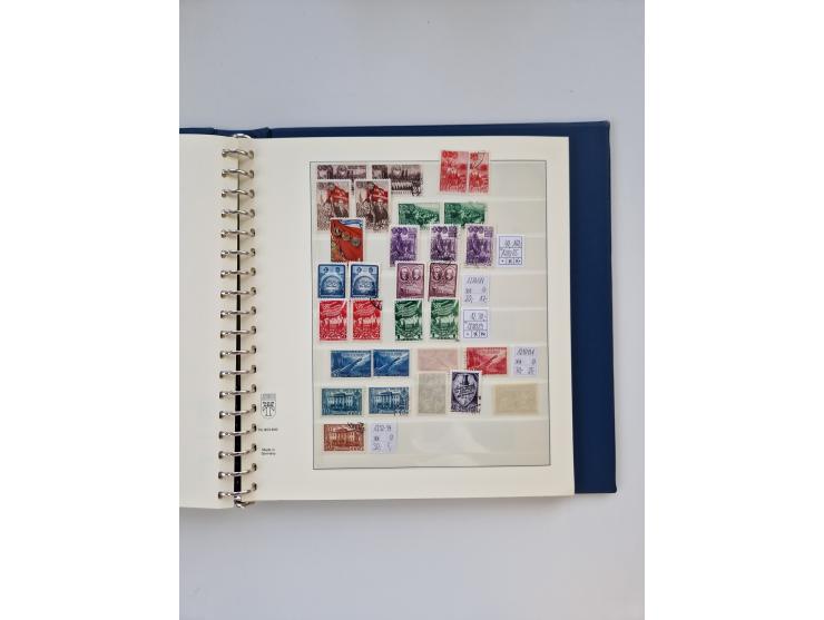 1858/1995, mint never hinged/unused and used collection, starting with Russia No. 2, from 1918 fairly advanced in the Michel 