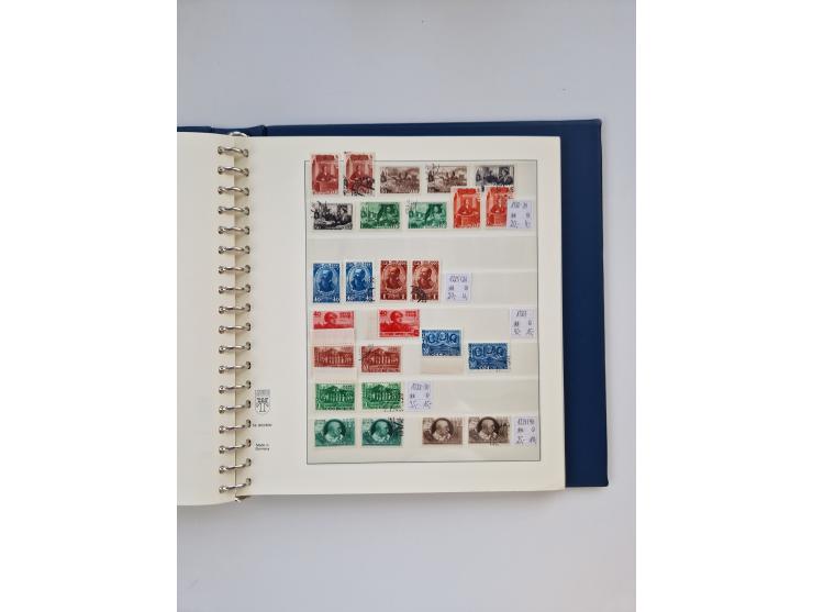 1858/1995, mint never hinged/unused and used collection, starting with Russia No. 2, from 1918 fairly advanced in the Michel 