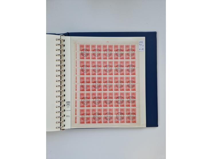 1858/1995, mint never hinged/unused and used collection, starting with Russia No. 2, from 1918 fairly advanced in the Michel 