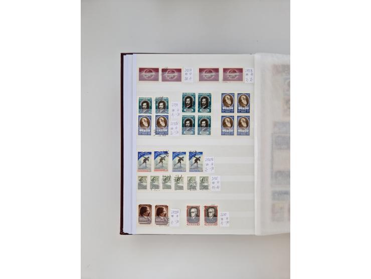 1858/1995, mint never hinged/unused and used collection, starting with Russia No. 2, from 1918 fairly advanced in the Michel 