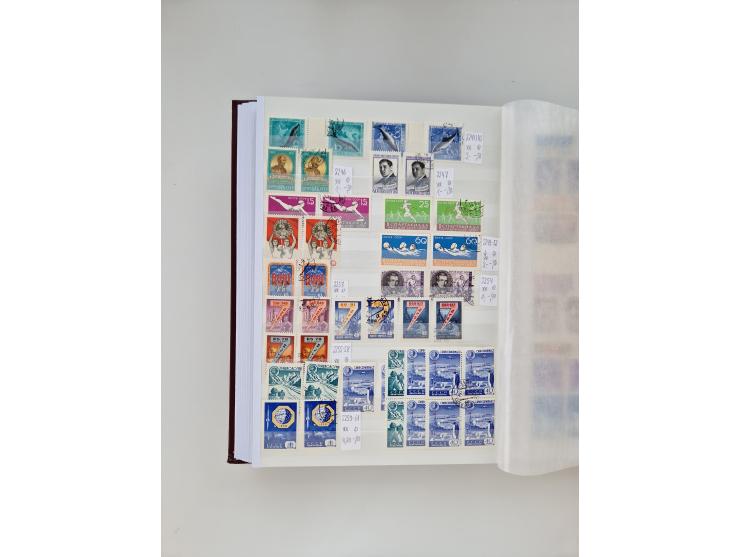 1858/1995, mint never hinged/unused and used collection, starting with Russia No. 2, from 1918 fairly advanced in the Michel 