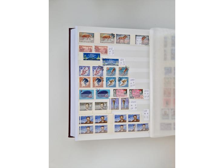 1858/1995, mint never hinged/unused and used collection, starting with Russia No. 2, from 1918 fairly advanced in the Michel 