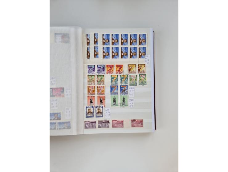 1858/1995, mint never hinged/unused and used collection, starting with Russia No. 2, from 1918 fairly advanced in the Michel 