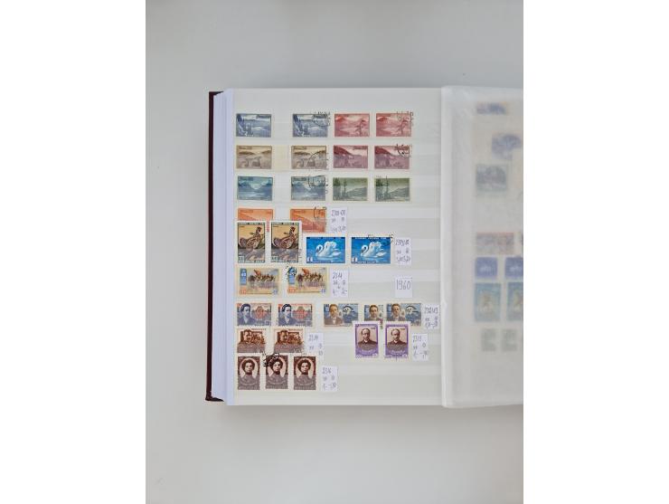 1858/1995, mint never hinged/unused and used collection, starting with Russia No. 2, from 1918 fairly advanced in the Michel 