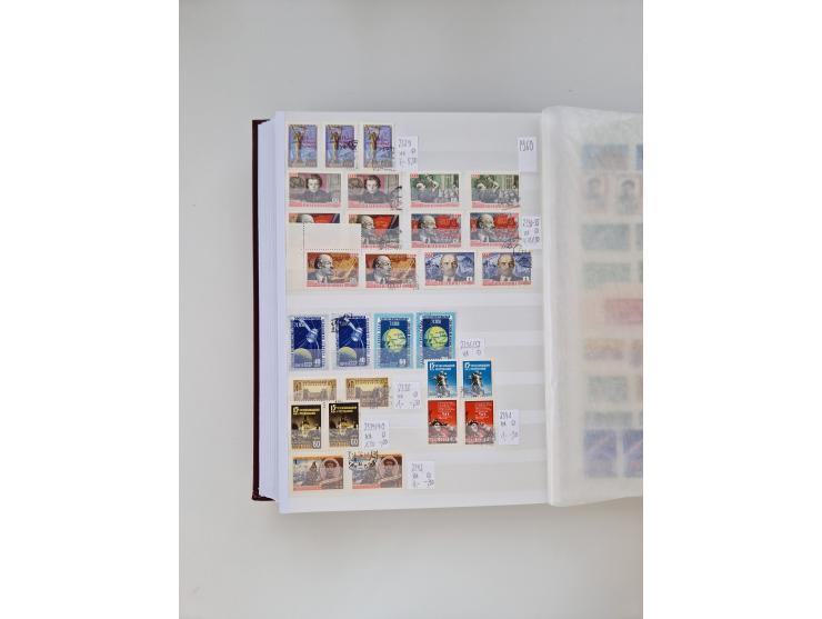 1858/1995, mint never hinged/unused and used collection, starting with Russia No. 2, from 1918 fairly advanced in the Michel 