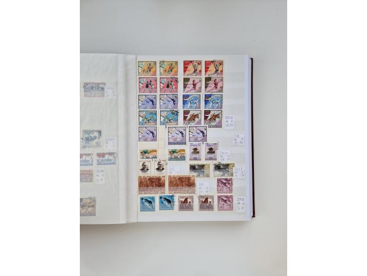 1858/1995, mint never hinged/unused and used collection, starting with Russia No. 2, from 1918 fairly advanced in the Michel 