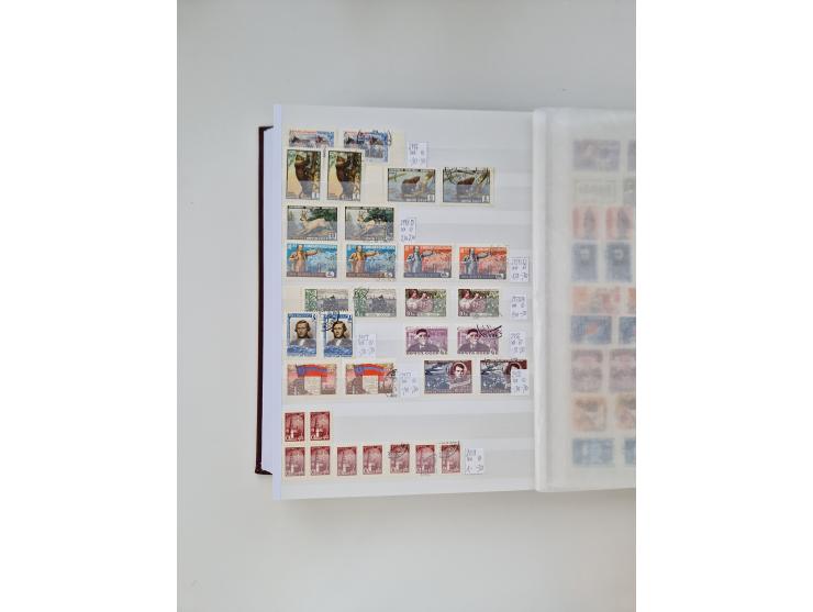 1858/1995, mint never hinged/unused and used collection, starting with Russia No. 2, from 1918 fairly advanced in the Michel 