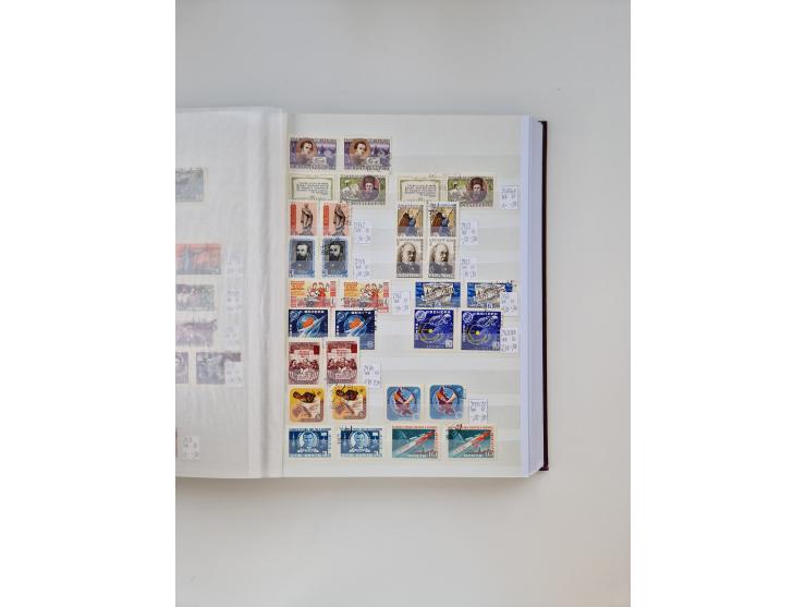 1858/1995, mint never hinged/unused and used collection, starting with Russia No. 2, from 1918 fairly advanced in the Michel 