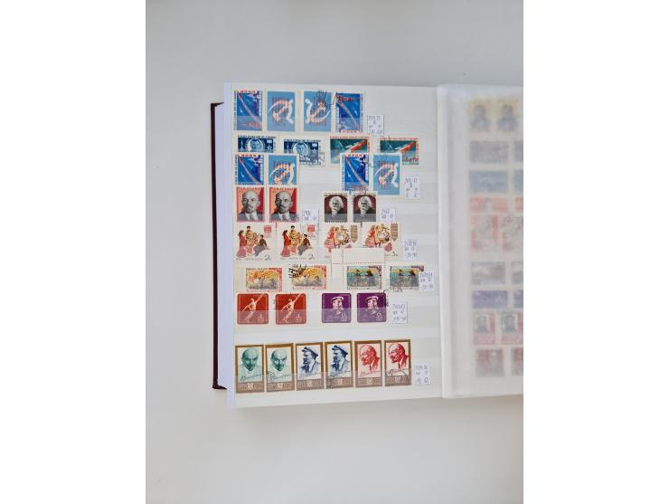 1858/1995, mint never hinged/unused and used collection, starting with Russia No. 2, from 1918 fairly advanced in the Michel 