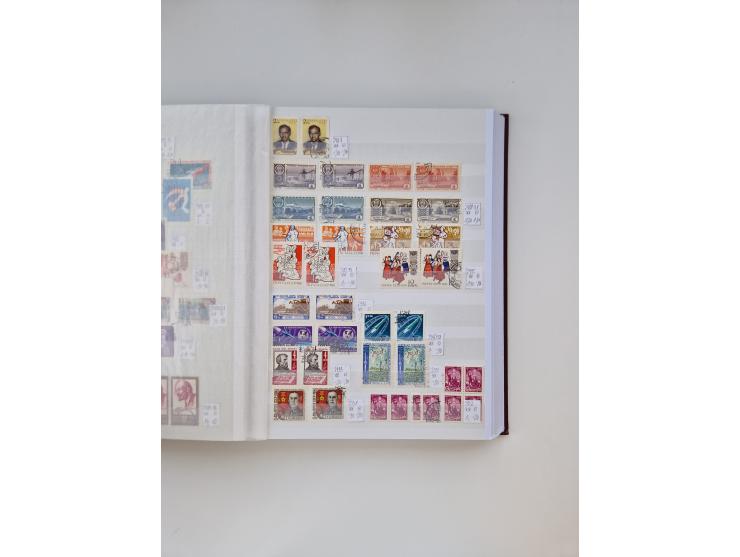 1858/1995, mint never hinged/unused and used collection, starting with Russia No. 2, from 1918 fairly advanced in the Michel 