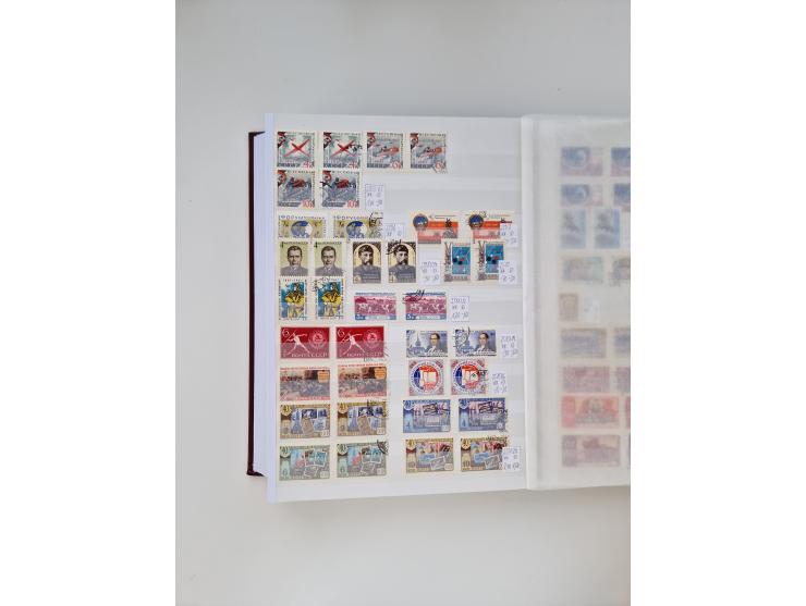 1858/1995, mint never hinged/unused and used collection, starting with Russia No. 2, from 1918 fairly advanced in the Michel 