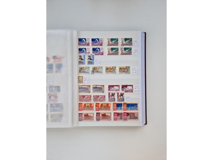 1858/1995, mint never hinged/unused and used collection, starting with Russia No. 2, from 1918 fairly advanced in the Michel 