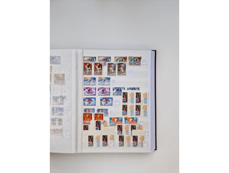 1858/1995, mint never hinged/unused and used collection, starting with Russia No. 2, from 1918 fairly advanced in the Michel 